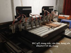 Máy cnc 12 đầu đục tranh, đục tượng giá rẻ