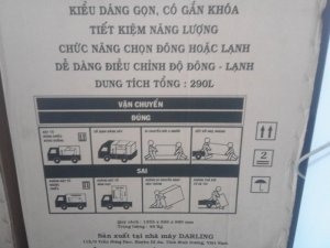 Tủ Đông 2 Ngăn Dairling 210 Lít