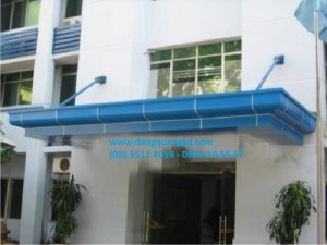 Thi công ốp aluminium mái đón,ốp aluminium mái vòm,ốp alu mái đón sảnh mặt tiền