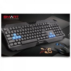 Combo Bàn Phím + Chuột Có Dây Chuyên Game Smart X6