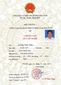 Chuyên cấp chứng chỉ thợ bê tông uy tín nhất 0