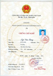 Chuyên cấp chứng chỉ thợ bê tông uy tín nhất 0