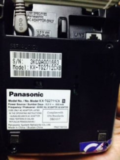 Bán điện thoại không dây Panasonic KX TG2711