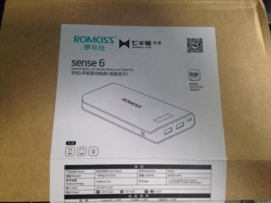 Pin dự phòng Romoss Sense 6 Plus 20.000 mAh Có Màn Hình Báo Pin