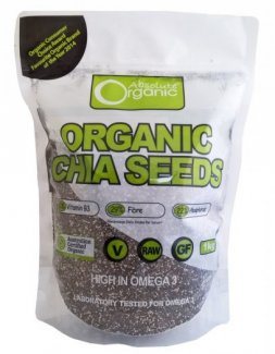 Hạt chia Úc Absolute Organics. Tăng Sức khỏe và trí lực, làm đẹp cho da. Bịch 1kg. Hàng xịn - Giá sốc.