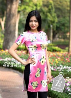 MS 0616 - Áo dài cách tân tay lỡ - áo 295.000, quần 145.000 - 0008