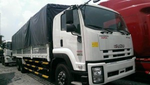 Xe tải ISUZU 3 chân, 16 tấn thùng kín thùng Mui bạt Giao Xe Toàn Quốc