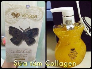 Sữa tắm trắng hàng ngày Collagen vàng