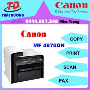 Máy in đa chức năng trắng đen laser Canon MF 4870dn.