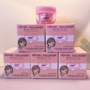 Kem Trắng Da - Tinh Khiết - Vitamin E ( Yên đỏ - Collagen Umi 15g )