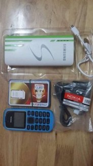 Sạc dự phòng Samsung tặng điện thoại Nokia 1280 và sim mobifone