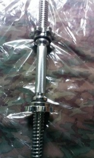 Đòn tạ inox 40cm