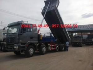 RiTa Võ xe ben ShacMan thùng dài 6m bảo đảm trèo đèo lội suối suôn sẻ giảm giá 50% phí trước bạ