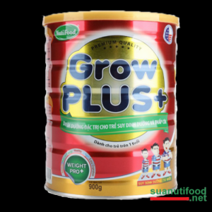 Growplus đỏ - Sữa Nutifood dành cho bé suy dinh dưỡng và thấp còi