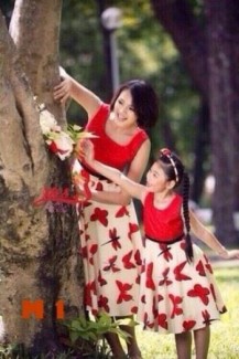 Set đầm mẹ và bé