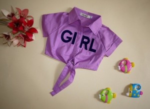 Áo kate ( vải chính phẩm) chữ Girl thêu đắp size 1-8 giá sỉ , buôn ib