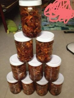 Mực Ngào chua chua cay cay -  chất lượng  đặc sản Bình Định - 100k/hủ 500gr