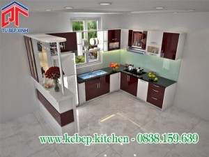 Tham khảo các mẫu tủ bếp đẹp và hiện đại năm 2016- Tủ Bếp Xinh