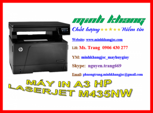 Máy in đa năng A3 HP LaserJet pro M435NW, bán máy in HP M435NW giá rẻ nhất