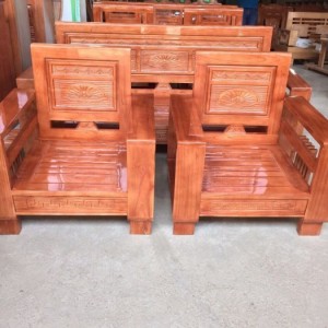 Bàn ghế phòng khách gỗ xoan