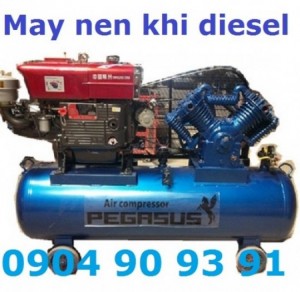 Máy nén khí chạy bằng dầu diesel TM-V-1.05/12.5-330L,máy nén khí 10hp chạy diesel,máy nén khí đầu nổ