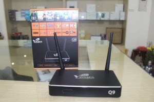 Sản phẩm Android Box VINABOX Q9 với cấu hình mạnh mẽ, kết hợp 2 râu anten Wifi giá thành rất tốt