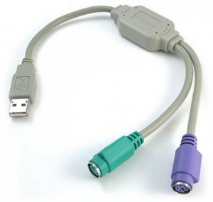 Cáp USB 2.0 chuyển sang 2 đầu PS2