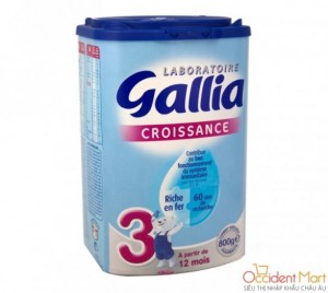 Sữa Gallia 3 800g Croissance cho trẻ 1-3t