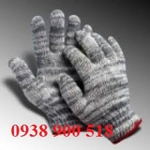 Găng tay sợi len xám đen 60g - công ty TNHH BHLĐ Vina
