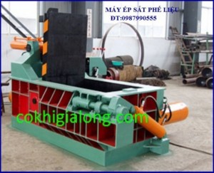Máy ép phế liệu cơ khí gia long