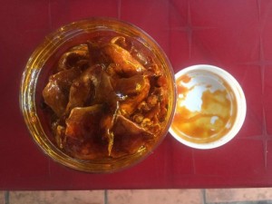 Chuyên cung cấp sỉ lẻ mực ngào tỏi ớt đặc sản Bình Định. chỉ 100k hủ nửa ký
