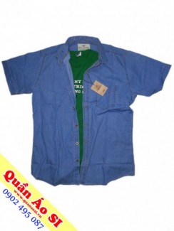 Áo sơ mi jean cao cấp Shop shop Quần Áo SI GV
