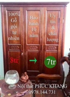 Bán tủ quần áo giá rẻ nhiều mẫu mang thiết kế sang trọng