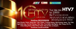 Vé HTV Award 23/4/2016 Lễ Trao Giải Thưởng Truyền Hình HTV