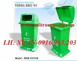 Thùng rác 95 lít