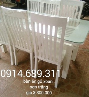 bàn ghế ăn gỗ xoan