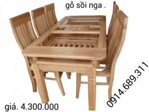 bàn ghế ăn gỗ xoan