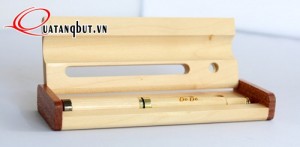 Hộp Bút Gỗ và Bút Gỗ Khắc Tên giá rẻ tại TPHCM