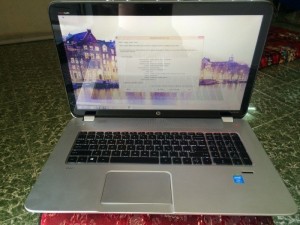 HP envy 17 i7 4700mq, 8g, 1tb, cảm ứng