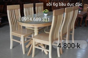 Bộ Bàn ăn gỗ sồi