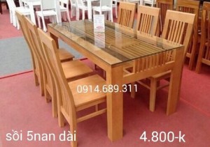 Bộ Bàn ăn gỗ sồi