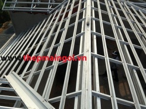 Khung kèo lợp ngói hệ 3 lớp