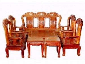 Bộ bàn ghế salon triện gỗ đỏ, gỗ Cẩm Lai, gỗ mun đẹp nhất Sài Gòn