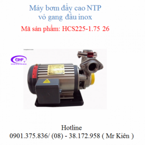 Máy bơm đẩy cao NTP HCS225-1.75 26