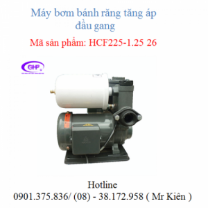 Máy bơm tăng áp đầu gang HCF225-1.25 26