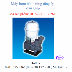 Máy bơm tăng áp đầu gang HCA225-1.37 26T