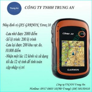 Máy định vị GPS Garmin eTrex 20