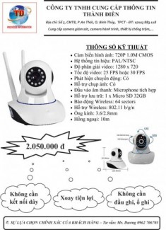 Cung cấp Camera giám sát, hành trình, thiết bị chống trộm - Thành Điền Cần Thơ