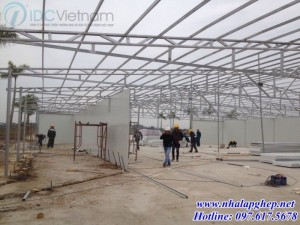 Thi công Nhà điều hành công trường An Khánh- Hà Nội
