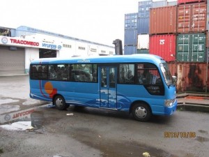 Xe khách 29ch county kiểu dáng mới nhất 2017